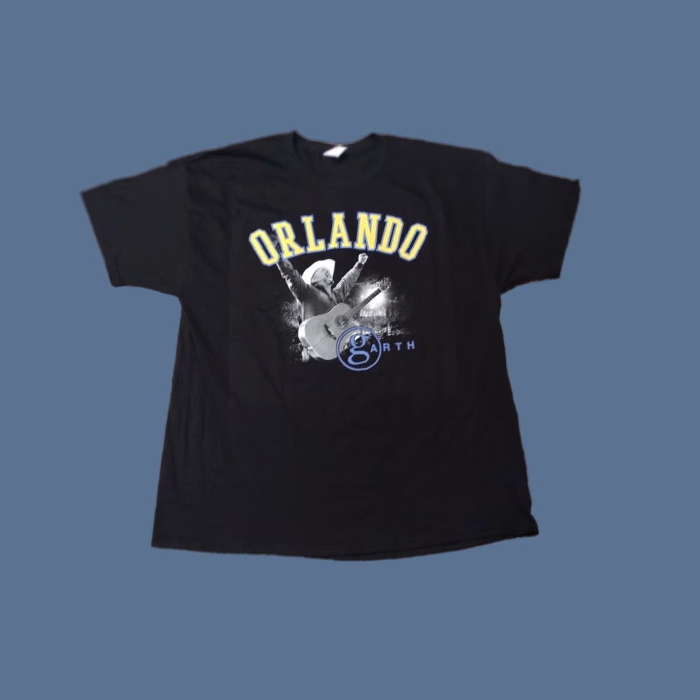 Brooks Garth Brooks ORLANDO FL 2022 Stadium Tour Shirt XL Country Black Mens T-Shirt Rare Size US XL / EU 56 / 4 - 1 Thumbnail