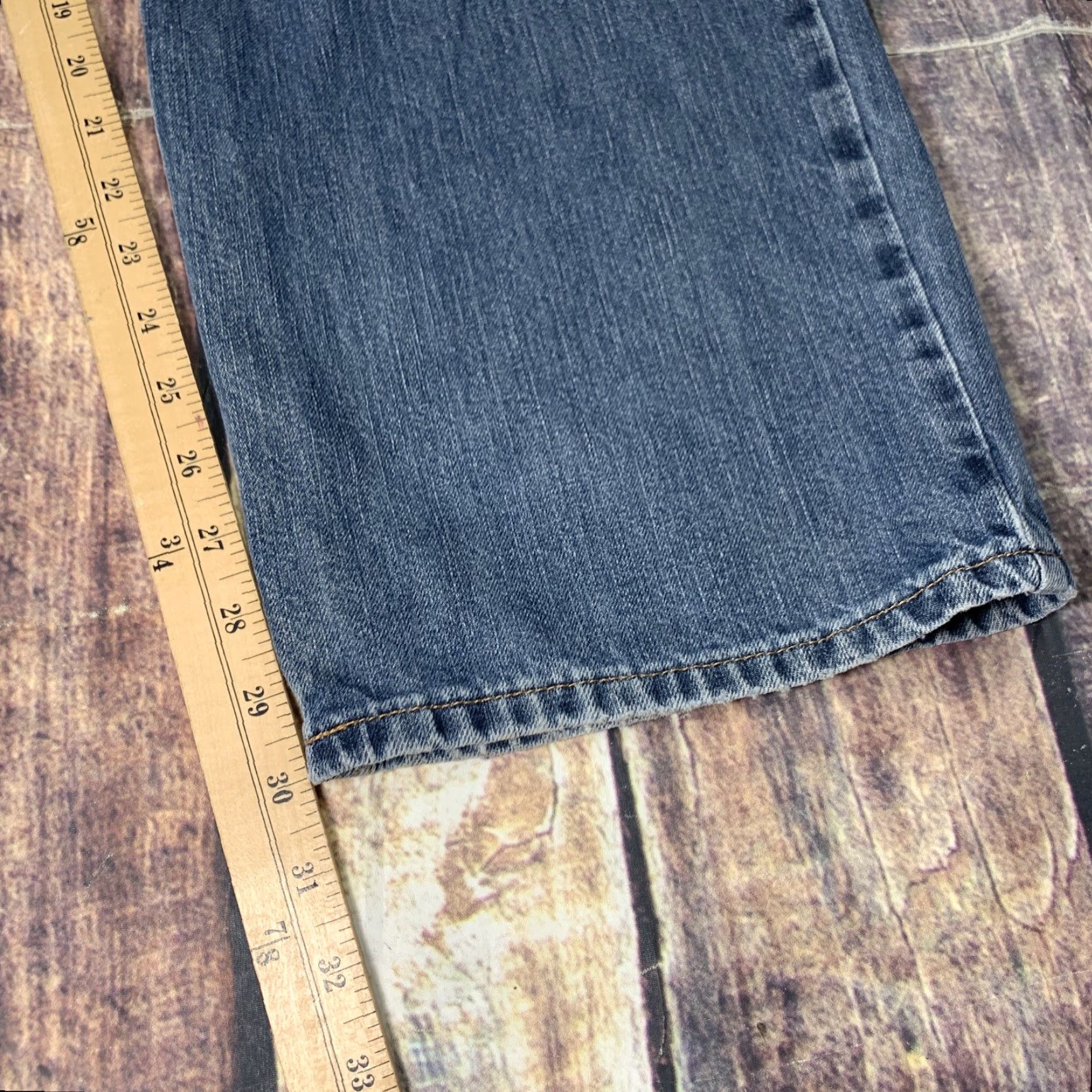 Carhartt Carhartt Jeans Straight Work Denim 40x32 Men Relaxed Fit Blue Denim Pants Size US 40 / EU 56 - 3 Thumbnail