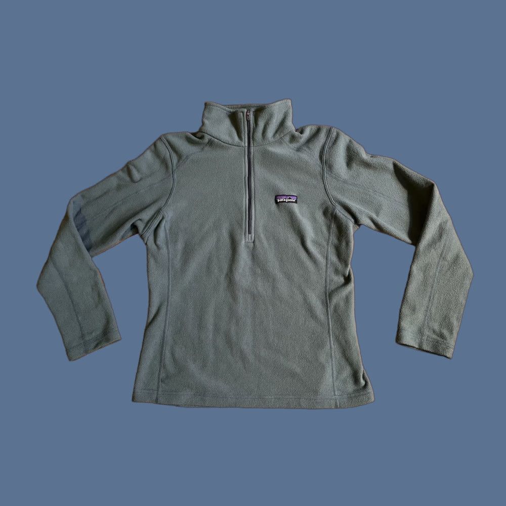 Patagonia Patagonia R1 Daily Zip-Neck Sweater Jacket Women’s XS Green Logo 1/2 Zip Jacket Size XS / US 0-2 / IT 36-38 - 1 Thumbnail