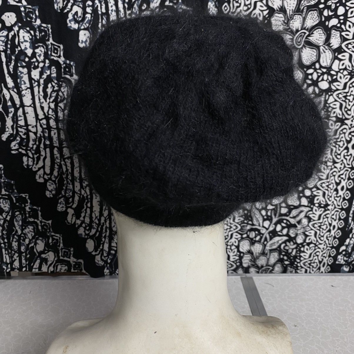 If Six Was Nine × Japanese Brand × Le Grande Bleu (L.G.B.) 2000s y2k studded baret mohair hats Size ONE SIZE - 2 Thumbnail