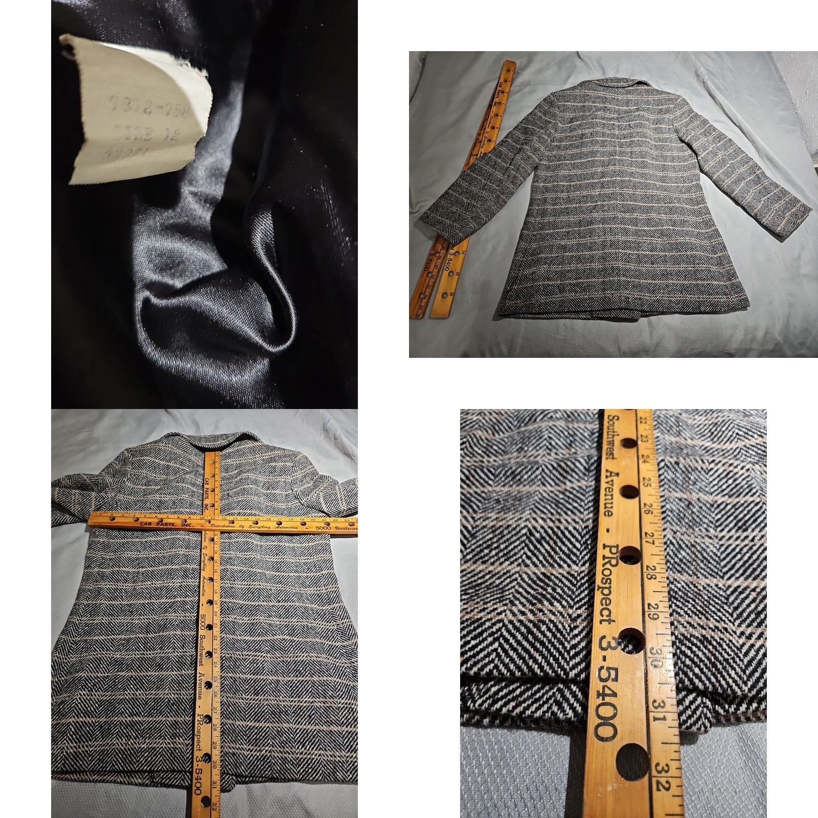 Pendleton VINTAGE Pendleton Womens Jacket Blazer 12 Wool Plaid Overcoat Brown Beige Tan Wool Size XL / US 12-14 / IT 48-50 - 8 Thumbnail