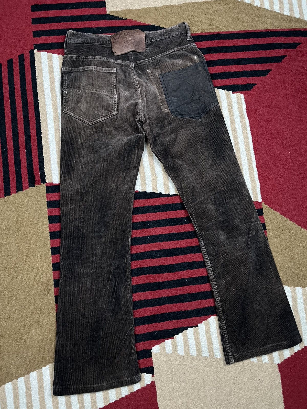 Isamu Katayama Backlash Isamu Katayama Blacklash Rawww Corduroy Pants Size US 27 - 8 Thumbnail