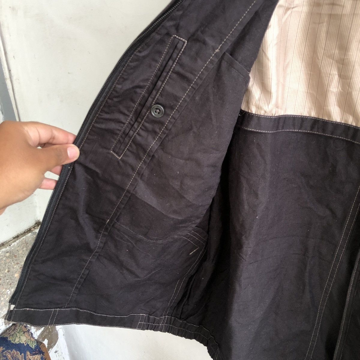 Japanese Brand × Kansai Yamamoto × Vintage KANSAI YAMAMOTO CASUAL WORK JACKET Size US L / EU 52-54 / 3 - 5 Thumbnail