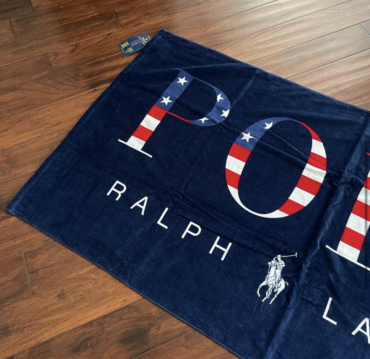 Polo Ralph Lauren NWT-RALPH LAUREN Red White & Navy “Stars and Stripes” POLO Size ONE SIZE - 4 Thumbnail