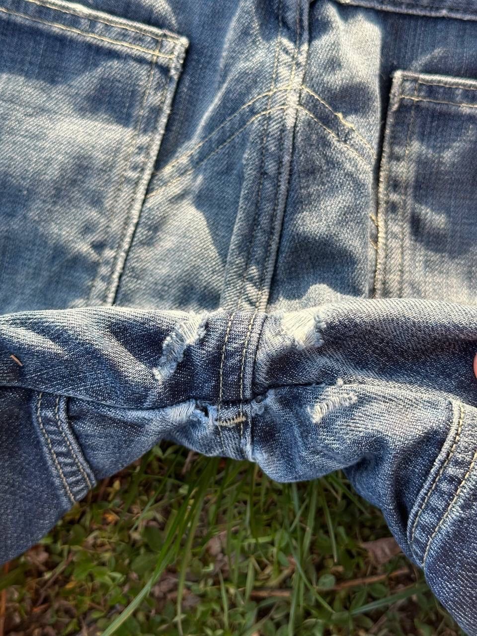 G-Star × Vintage Vintage G-Star Raw Elvood 96 Y2K Distressed Jeans Size US 32 / EU 48 - 10 Thumbnail