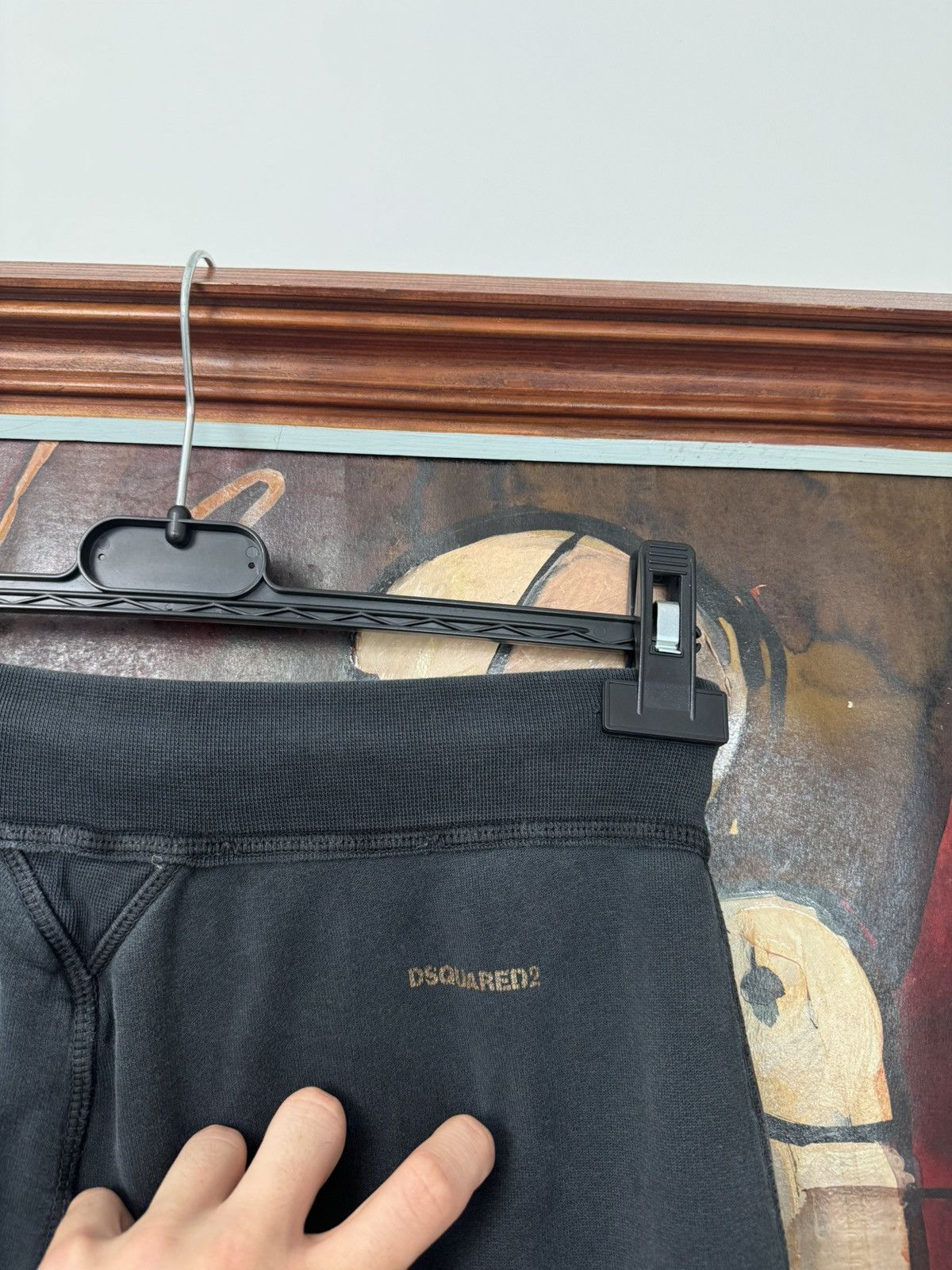Dsquared2 Dsquared2 Icon Joggers Sweatpants Washed Black Gold Designer Size 26" / US 2 / IT 38 - 4 Thumbnail