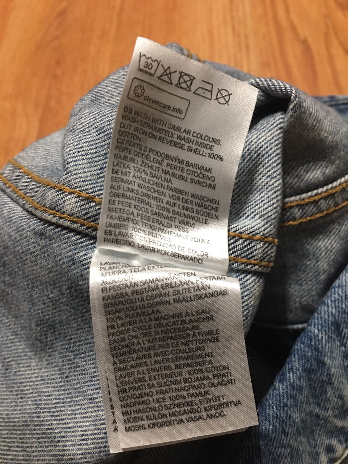 H&M × Moschino H&MOSCHINO Cotton Denim Blue Jeans Skirt Size EU36 US4 Size 27" / US 4 / IT 40 - 10 Thumbnail