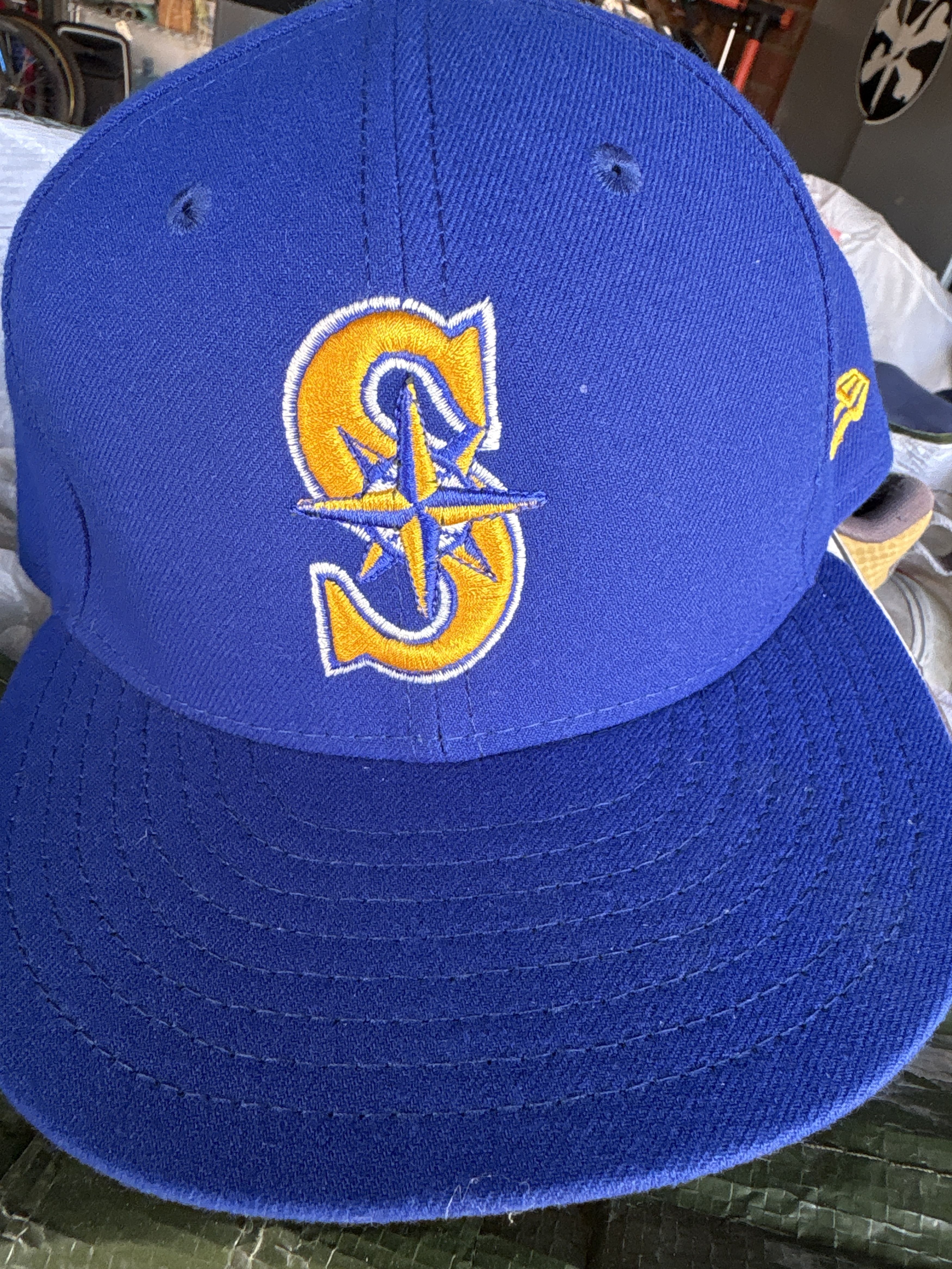 New Era Seattle Mariners Hat Men 7 1/4 59Fifty New Era Fitted Cap Size ONE SIZE - 1 Thumbnail