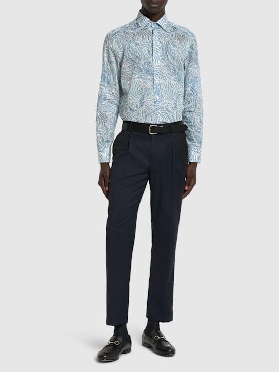 Etro o1lsvrm0425 Shirt in Light Blue Size US S / EU 44-46 / 1 - 2 Thumbnail