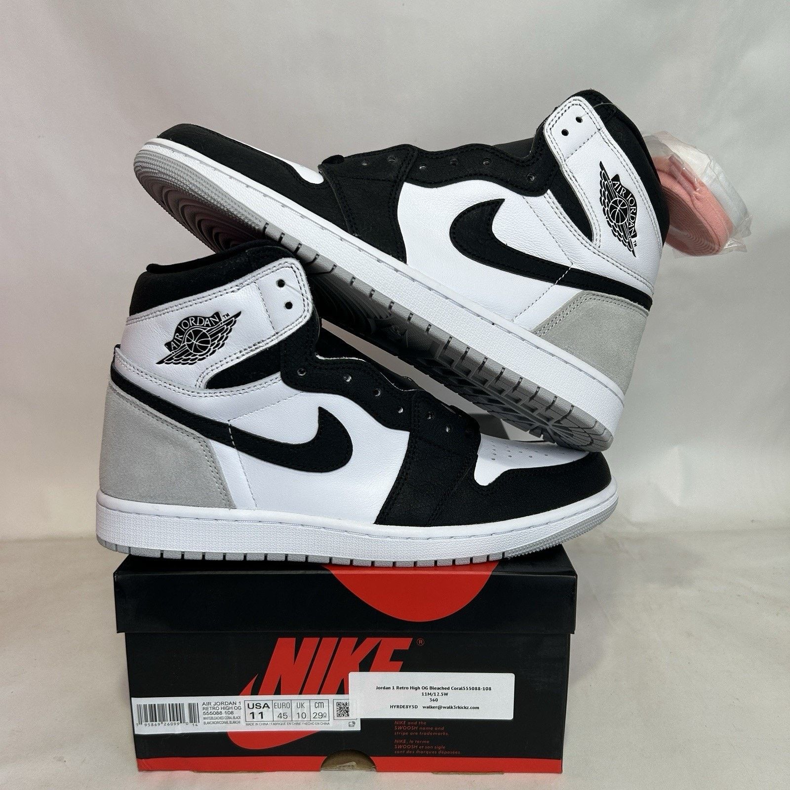 Nike Air Jordan Retro High OG “Stage Haze/Bleached Coral”