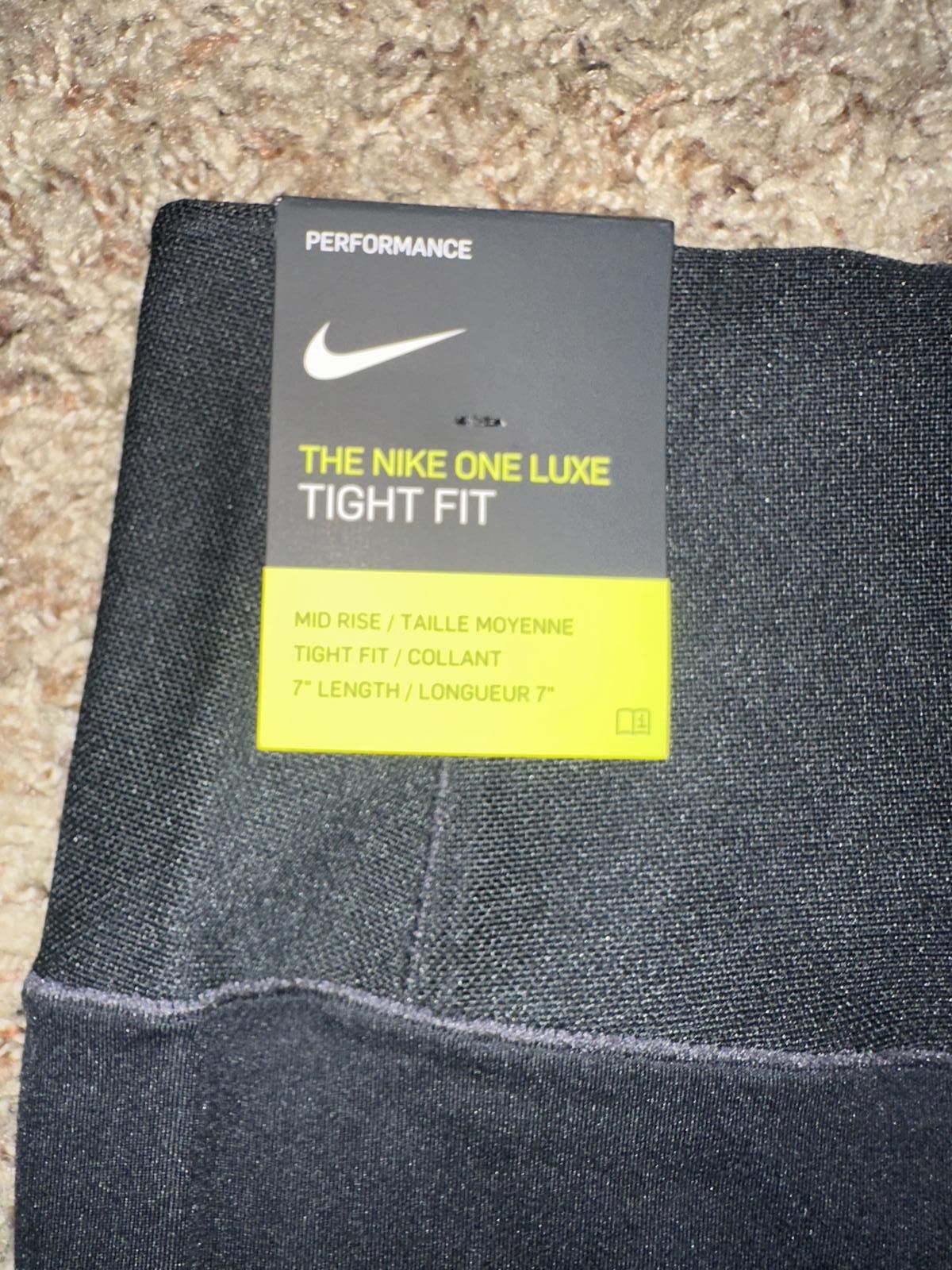 Nike Nike Womens One Luxe 7" Icon Clash Compression Shorts Size 40" / US 18 - 7 Thumbnail