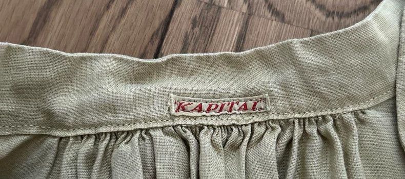 Kapital Kapital Lacing linen boro stitching blouse Size S / US 4 / IT 40 - 3 Thumbnail