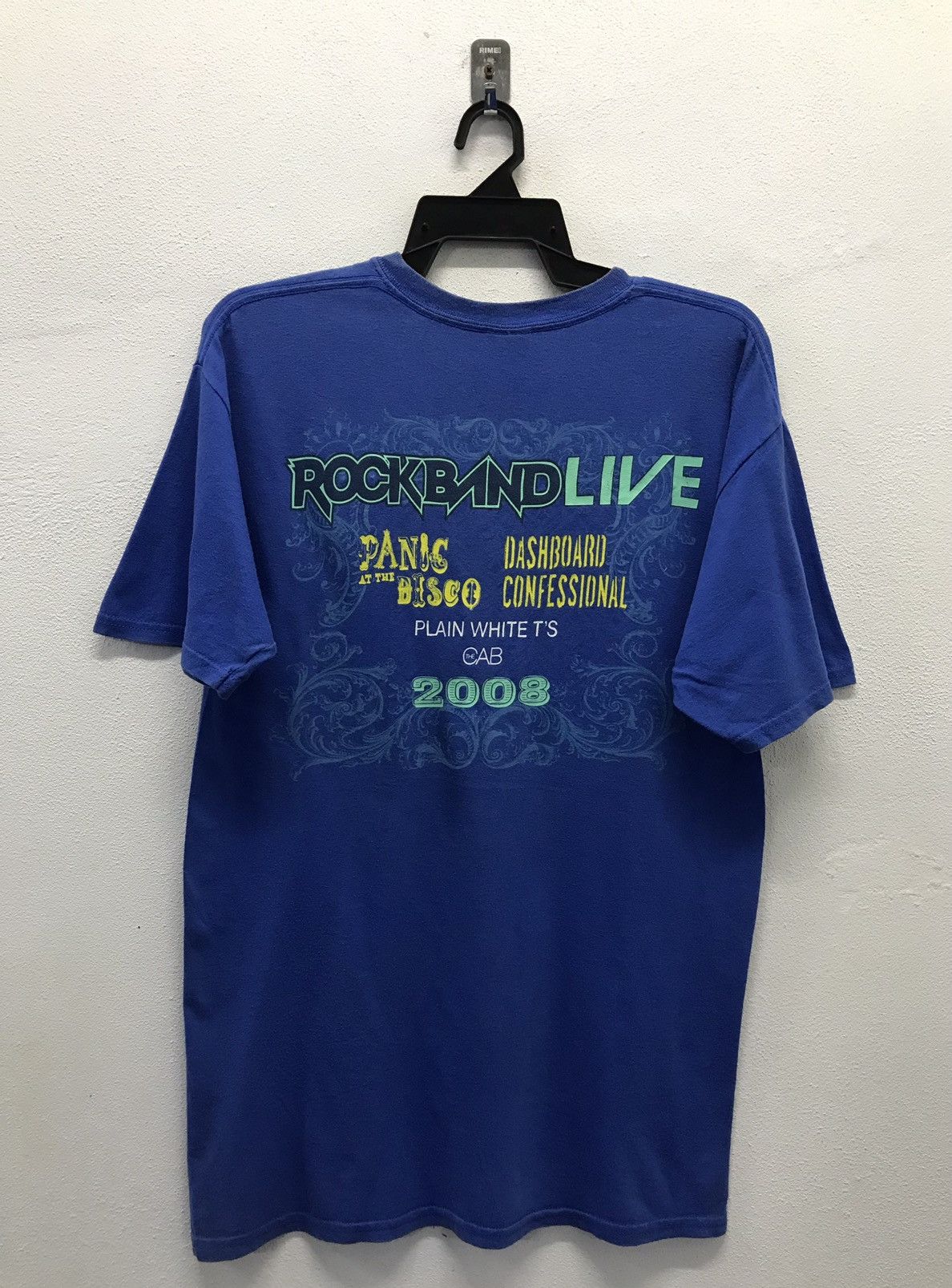 Band Tees × Gildan Vintage Gildan RockBand Live 2008 Shirt Size US M / EU 48-50 / 2 - 2 Thumbnail
