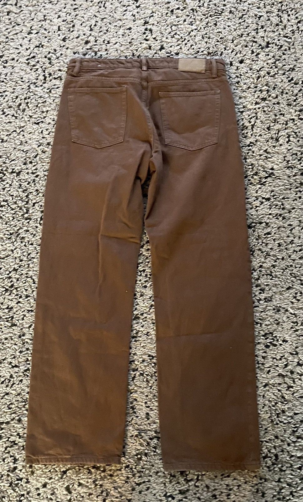 Zara Relaxed fit brown jeans Size US 32 / EU 48 - 2 Thumbnail