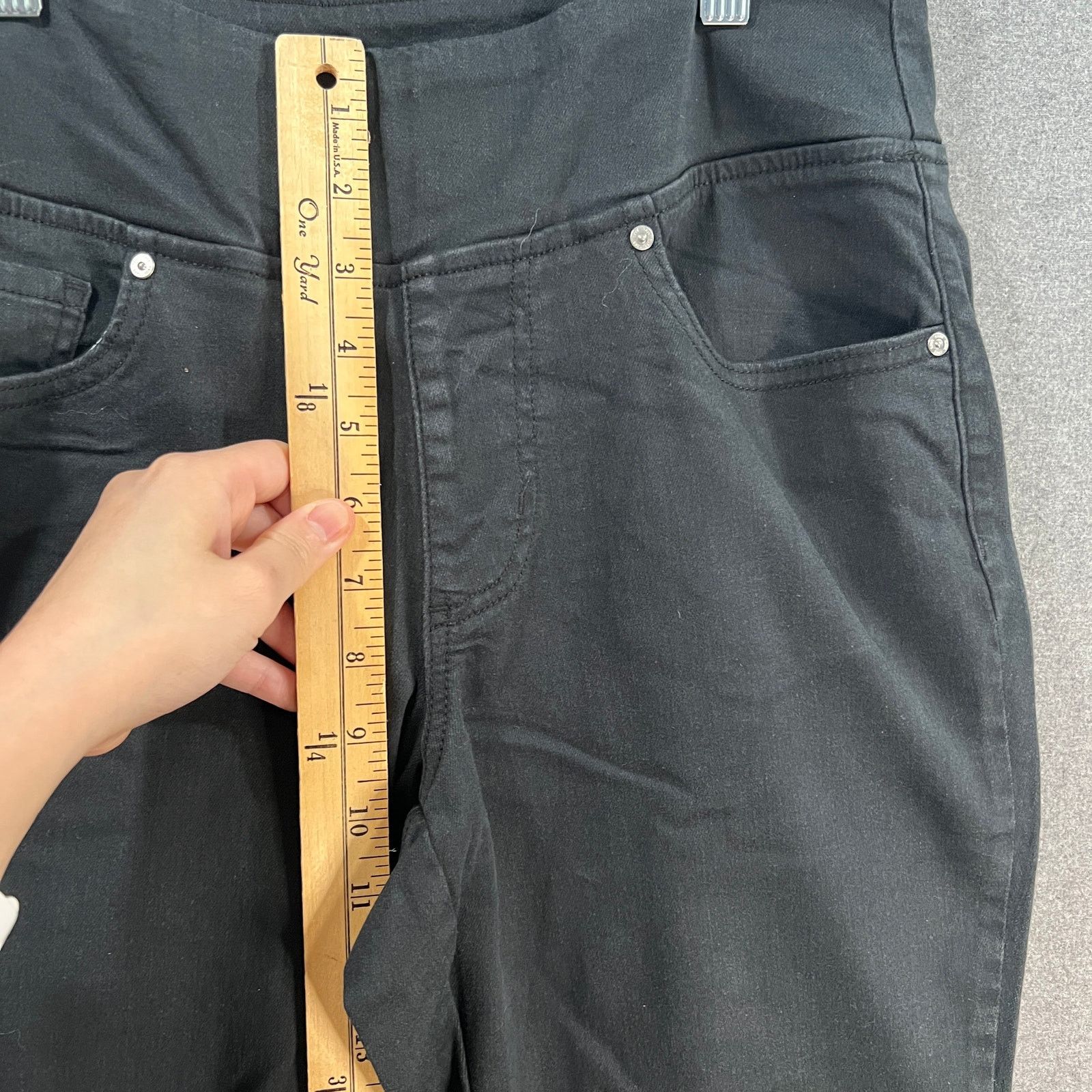 Other Belle By Kim Gravel TripleLuxe Reg Twill Cropped Str Size 32" / US 10 / IT 46 - 9 Thumbnail