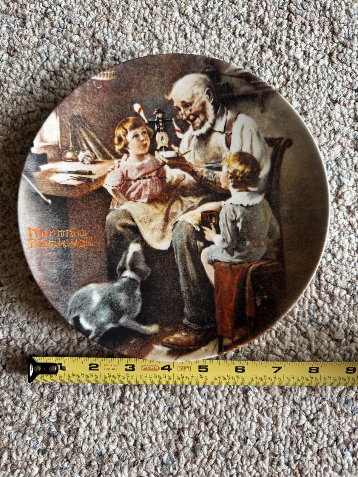 Other Norman Rockwell Limited Edition Collector Plate The Toymaker Size ONE SIZE - 1 Thumbnail