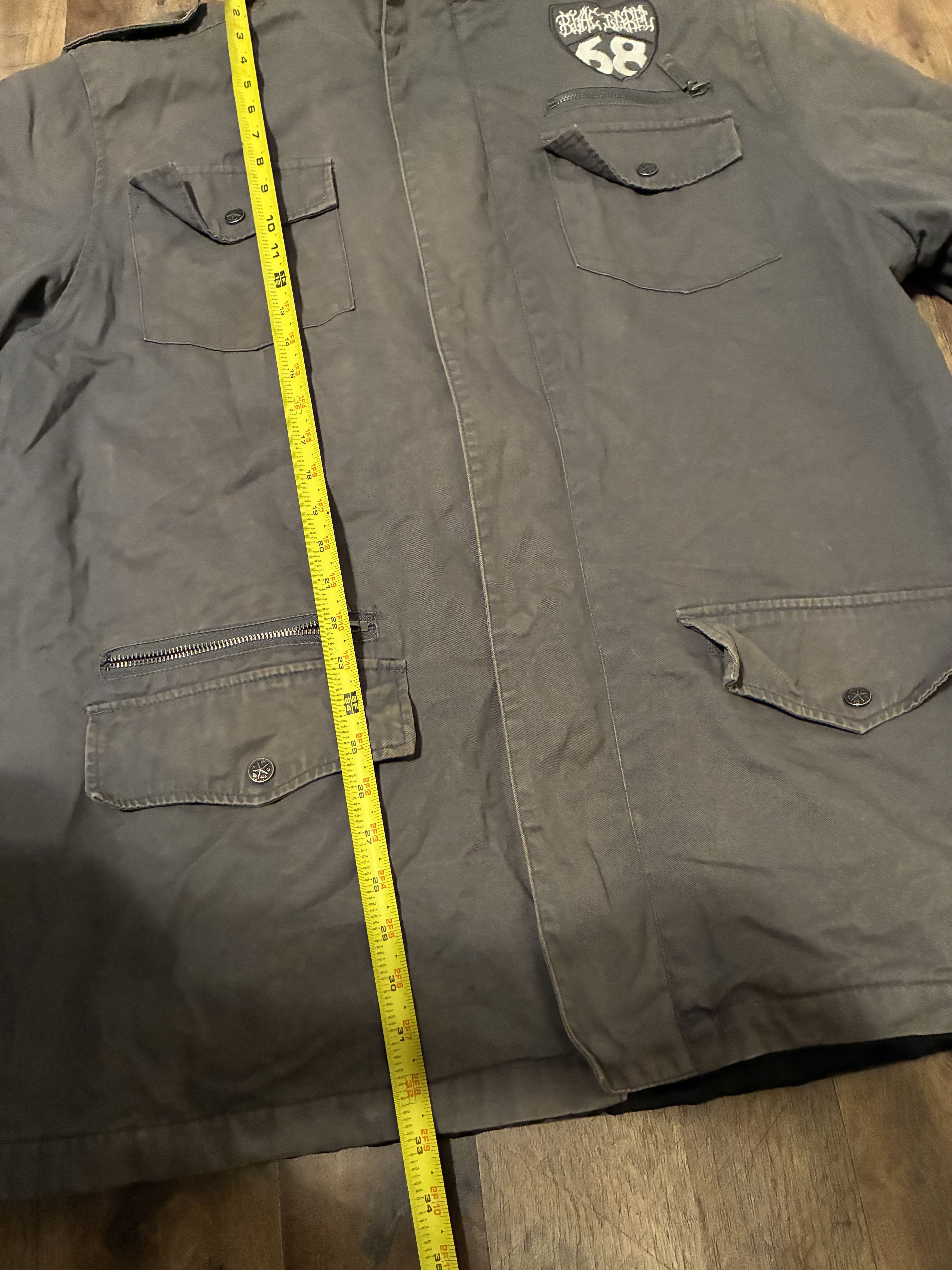Black Label Blac Label 68 Jacket Coat Zip Pockets & Patches XL READ Size US XL / EU 56 / 4 - 7 Thumbnail