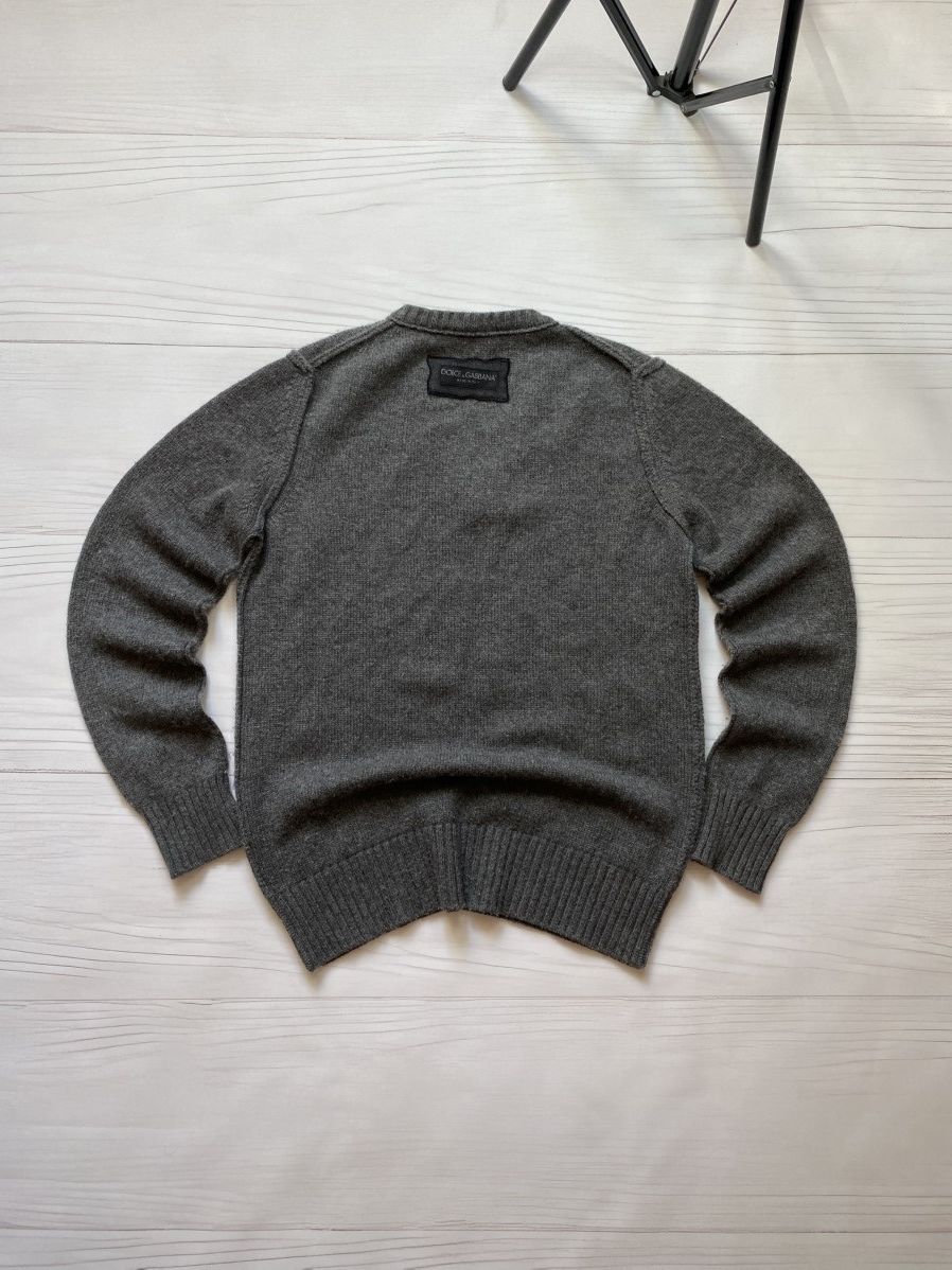 Dolce & Gabbana Dolce & Gabbana V-neck cashmere designer y2k sweater Size US XS / EU 42 / 0 - 2 Thumbnail