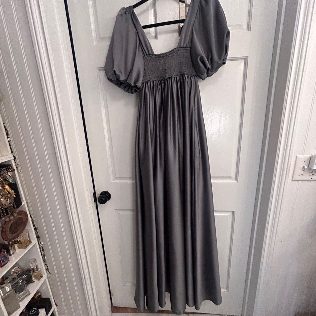 jenn maxi dress mumu Show Me Your Mumu Jenn Maxi Bridesmaid Dress in Rustic Mauve, Size M