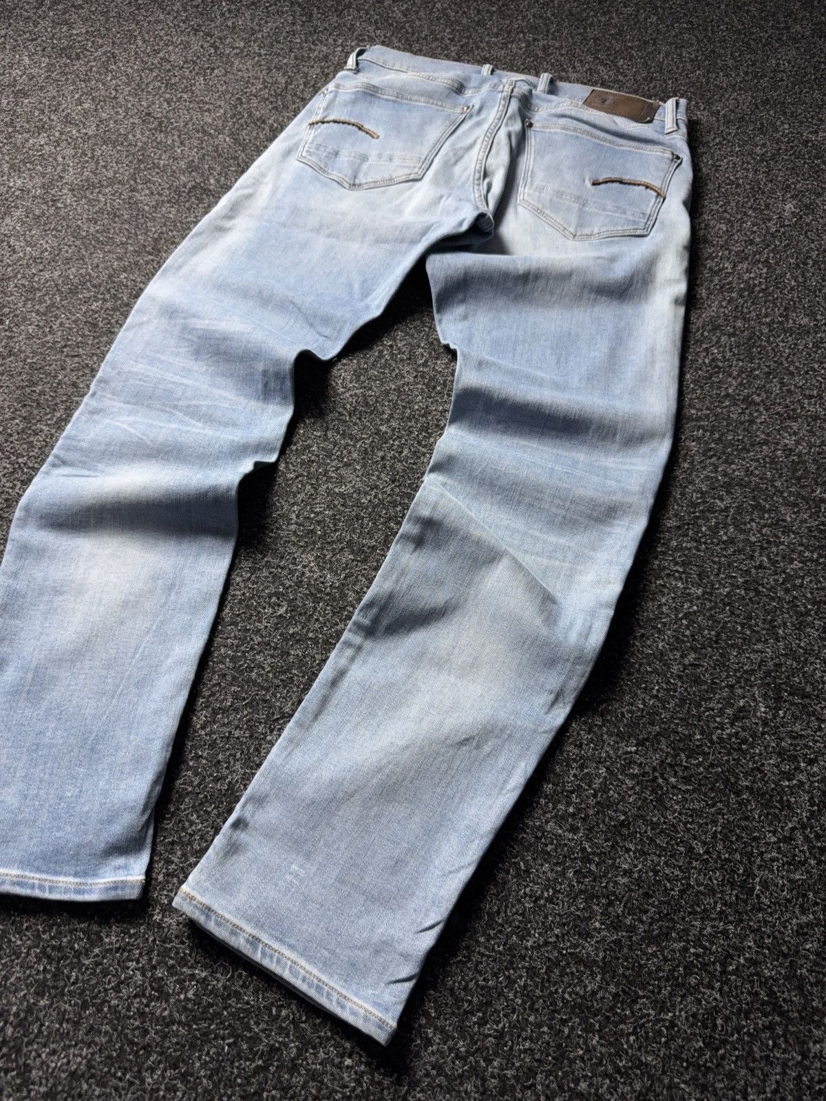 G-Star Y2K 00s G-Star RAW Revend Skinny Light Blue Denim Jeans Size US 32 / EU 48 - 13 Thumbnail