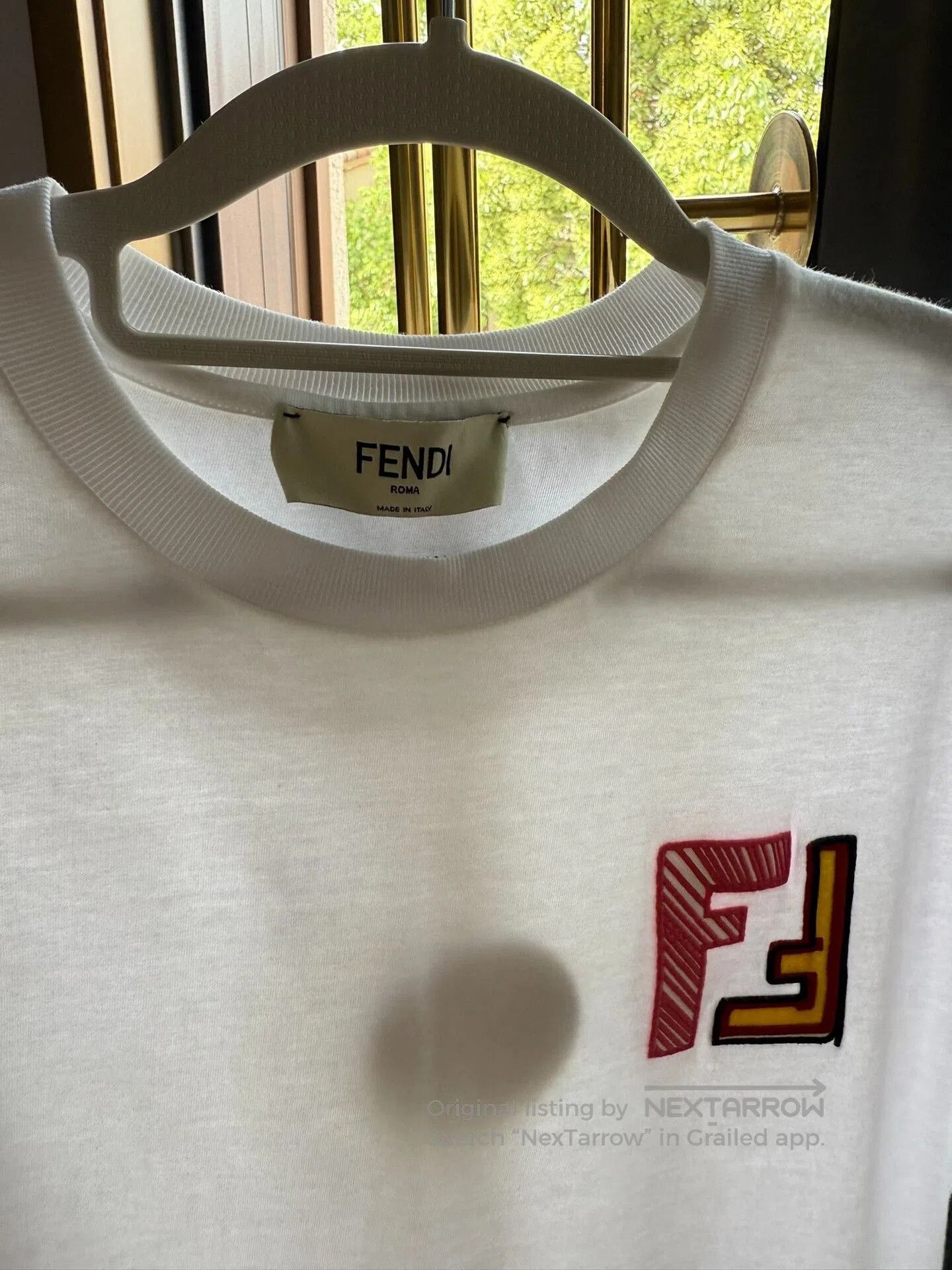 Fendi Fendi Qixi Limited Embroidery FF T-shirt. Size US M / EU 48-50 / 2 - 3 Thumbnail