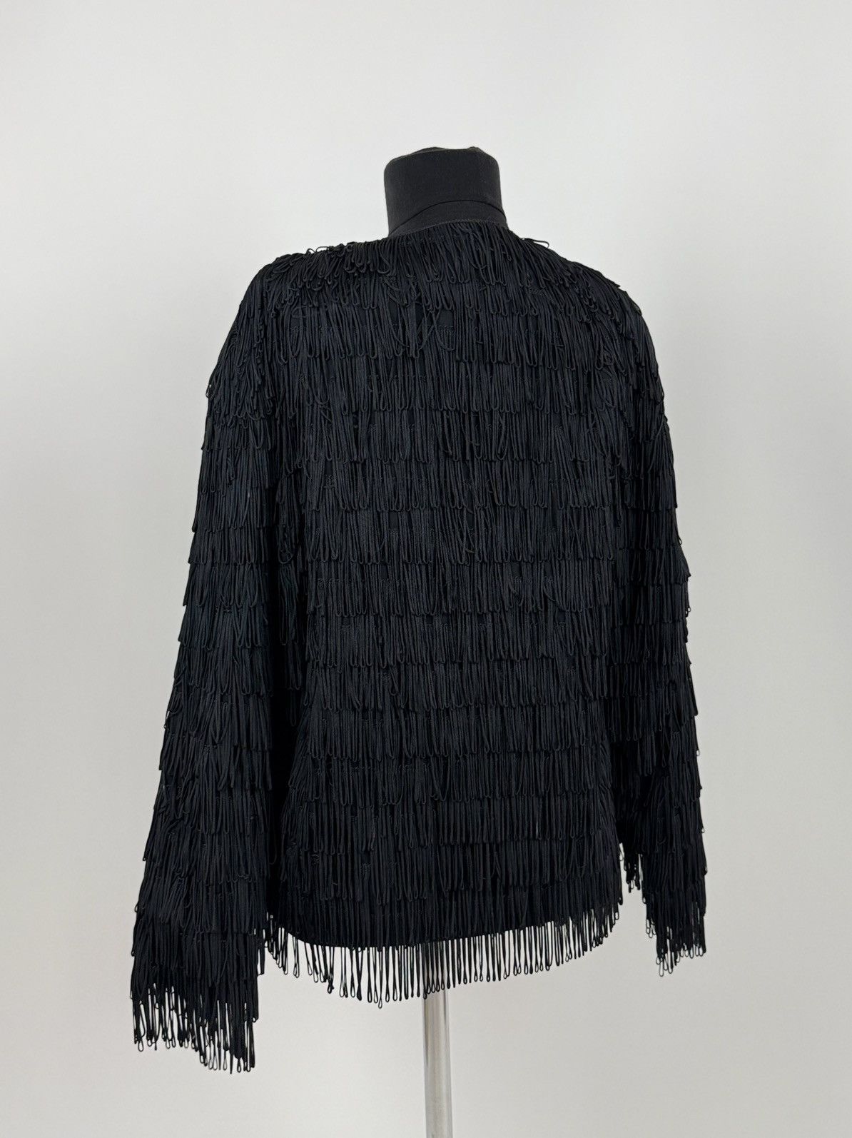 Katharine Hamnett London Vintage Katharine Hamnett London Loop Fringe Women’s Jacket Size M / US 6-8 / IT 42-44 - 3 Thumbnail