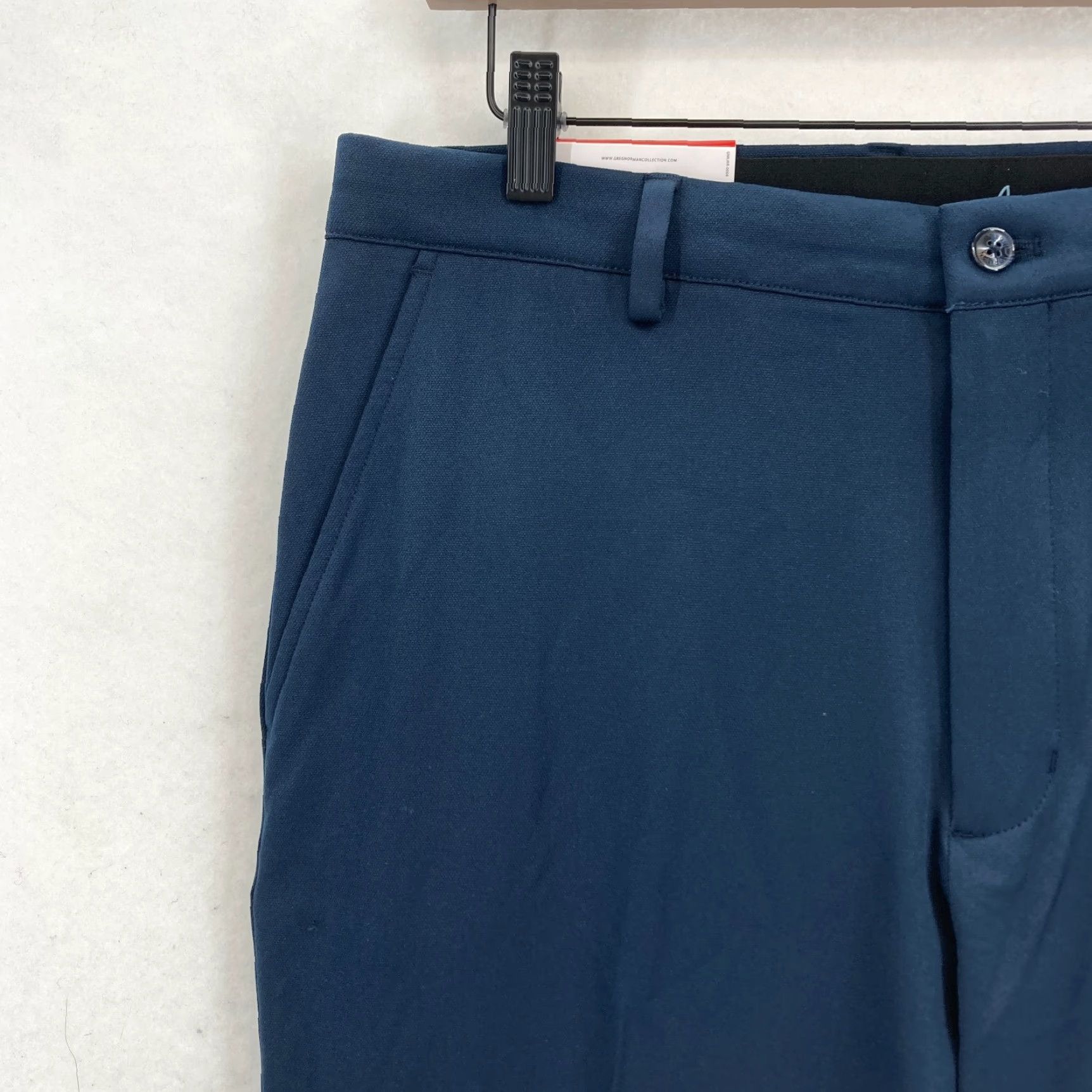 Vintage Greg Norman Travel Pants Mens 34x30 Dark Blue Stretch Moisture Wick Golf Preppy Pants Size US 34 / EU 50 - 3 Thumbnail
