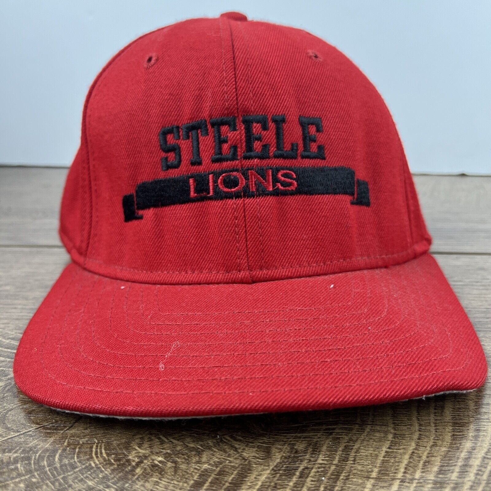 Other Steele Lions Hat Steele Red Hat Adjustable Adult Size Hat Re Size ONE SIZE - 5 Thumbnail