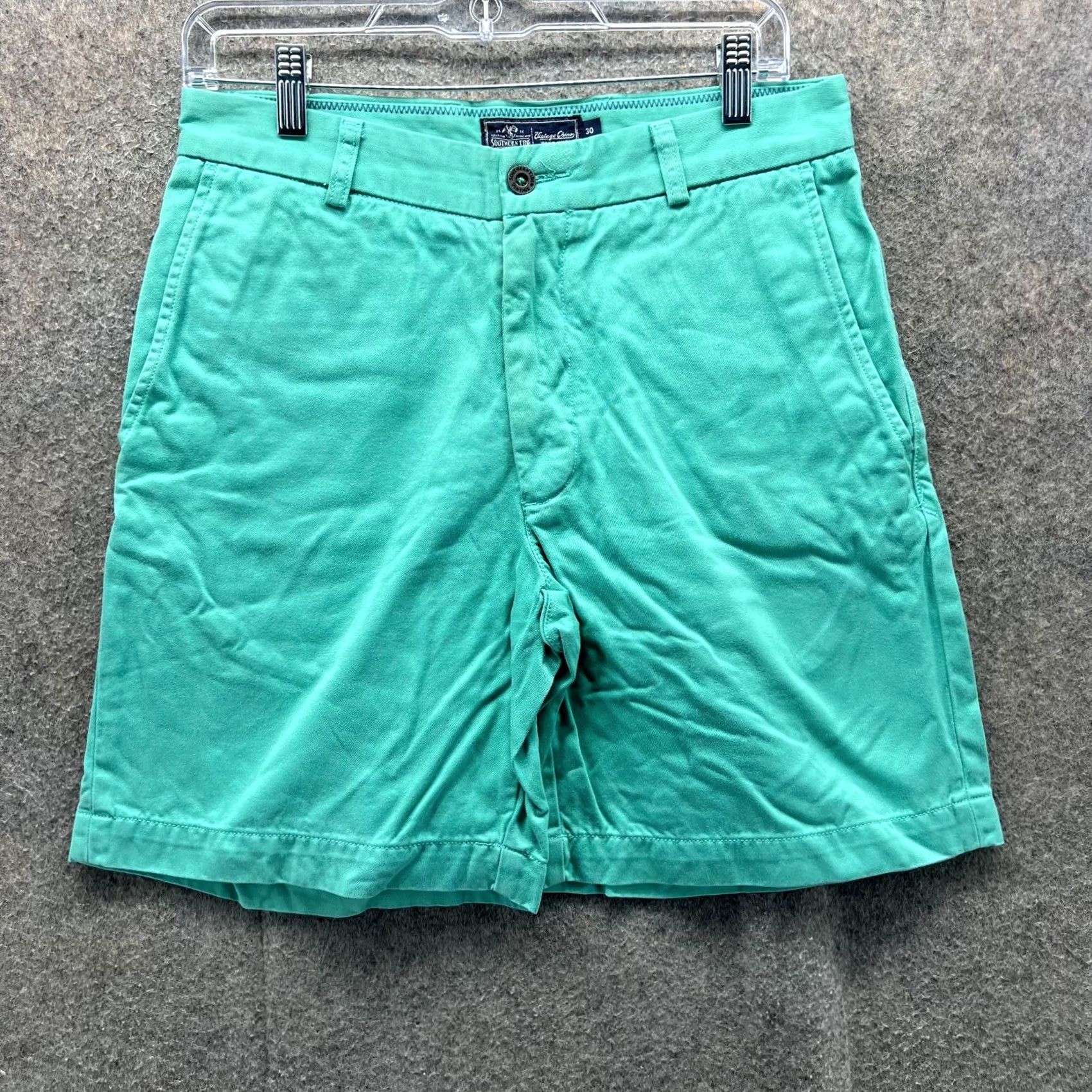 Southern Tide VINTAGE Southern Tide Shorts Mens 30 Chino Flat Front Canvas Cotton Blue N/A (adjusted) Size US 30 / EU 46 - 2 Thumbnail