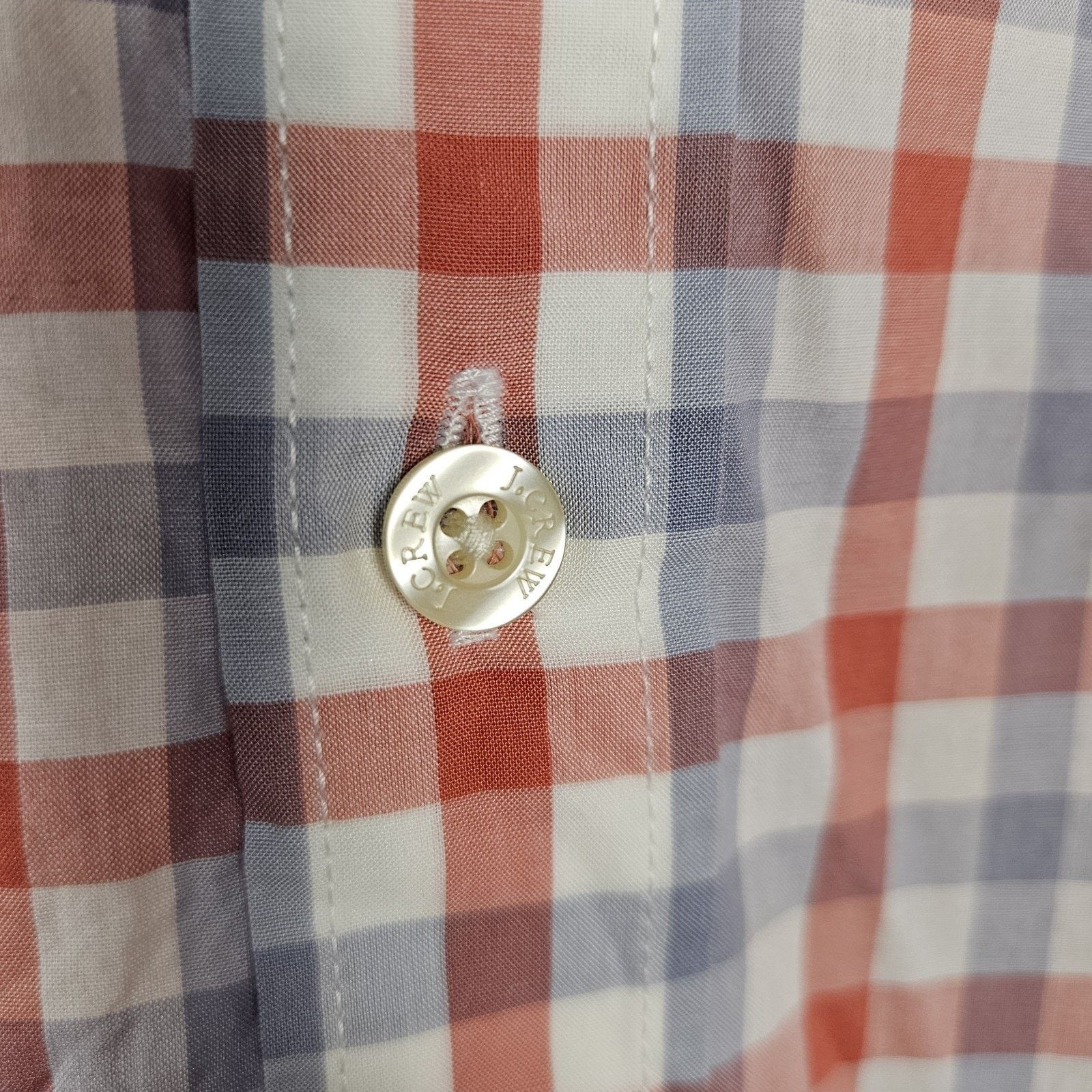J.Crew J.Crew Button Down Mens M Gingham Shirt Size US M / EU 48-50 / 2 - 6 Thumbnail