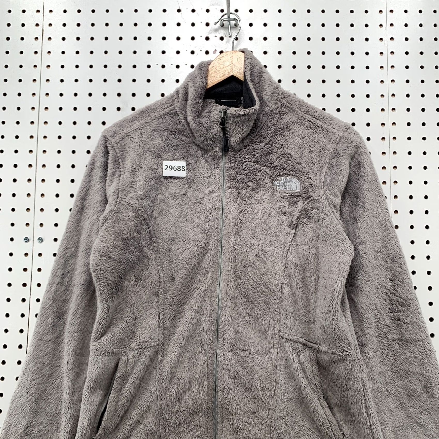 The North Face The North Face Oso Jacket Womens Medium Gray Sherpa Fleece Soft 19x26.5 Size M / US 6-8 / IT 42-44 - 2 Thumbnail