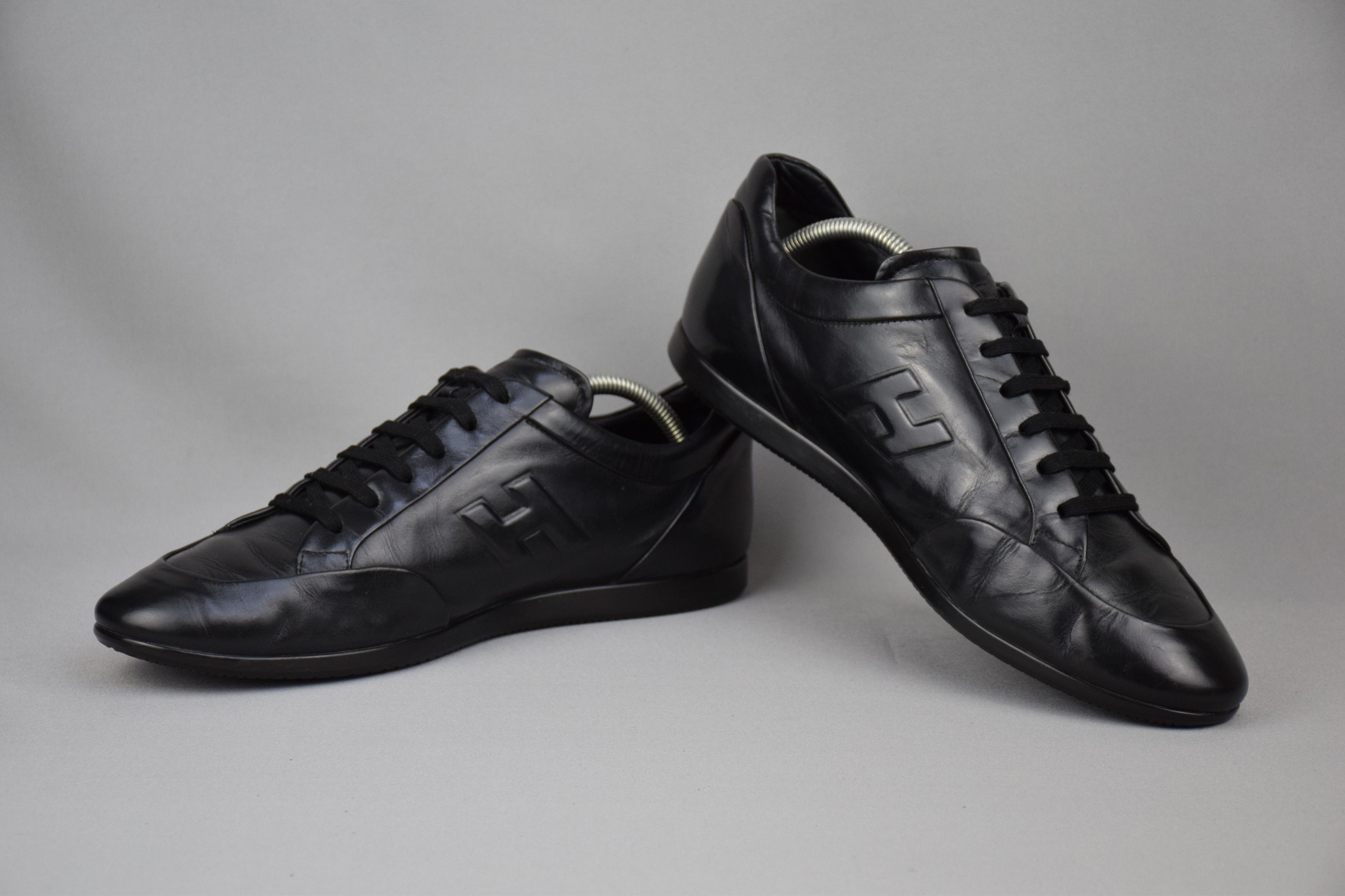 Hogan Rare HOGAN Leather Sneakers Black US 10.5 UK 9 EU 43 Size US 10.5 / EU 43-44 - 6 Thumbnail