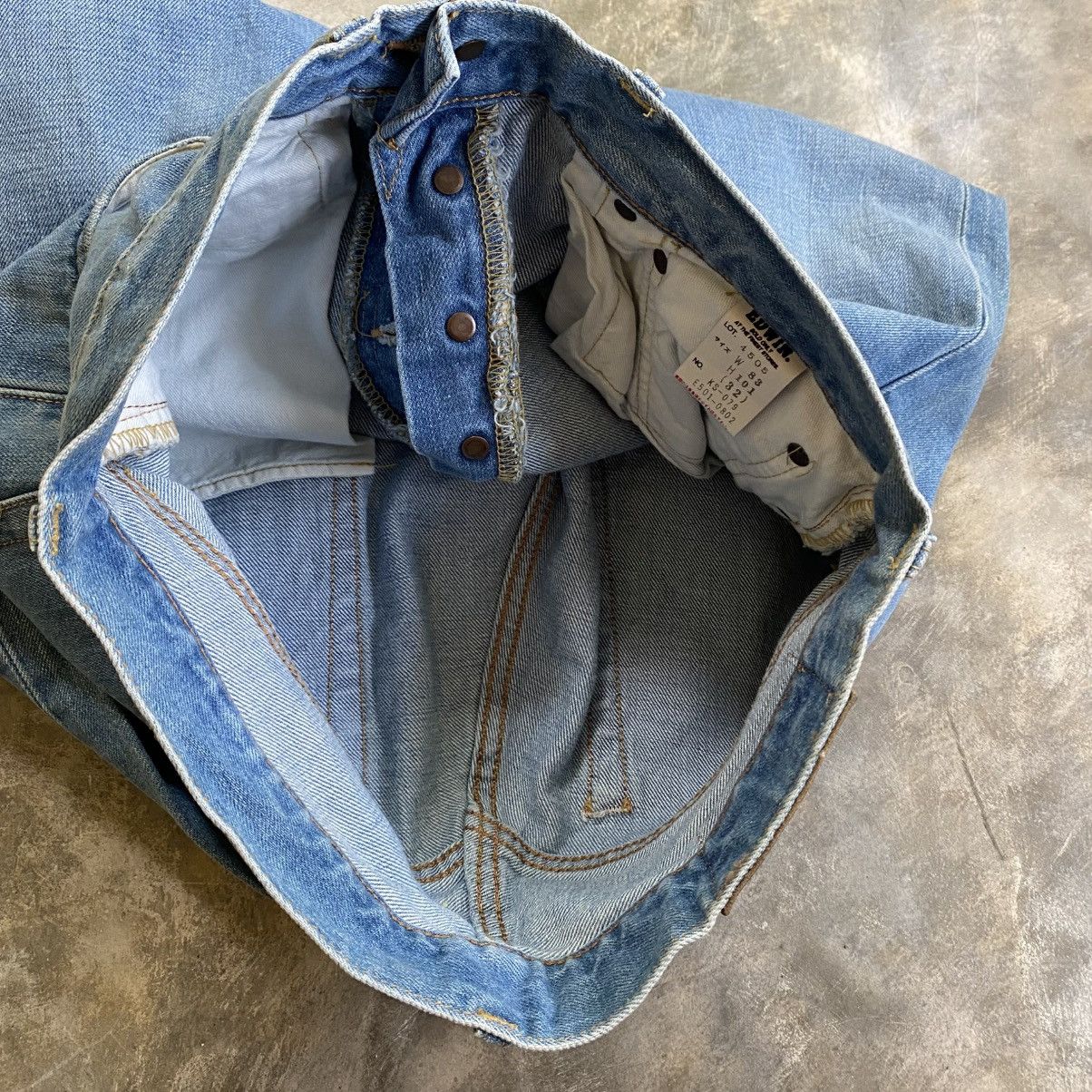 Edwin Edwin 505X Selvedge Straight Pants Jeans Size US 29 - 16 Thumbnail