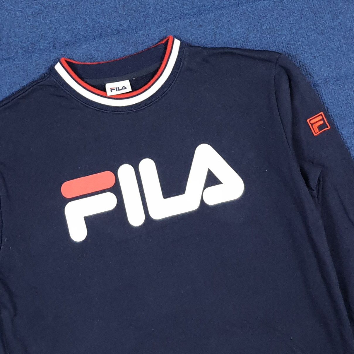 Fila Vintage Retro FILA Large Logo Sweatshirt Crewneck C292N15 Size US S / EU 44-46 / 1 - 2 Thumbnail
