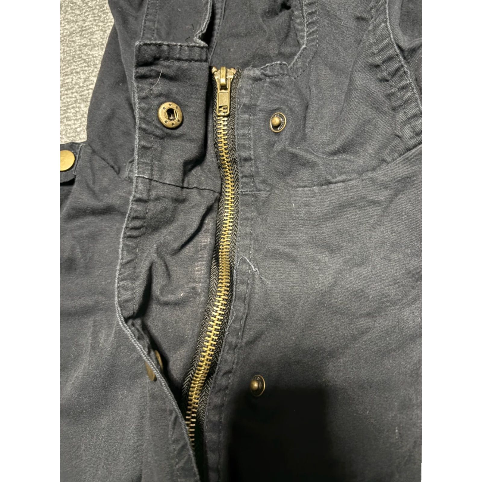 Vintage Zenana Outfitters Vest Jacket Womens Small Hooded Black Utility Full Zip Buttons Jacket Black Small Womens Zip Hooded Full Zip Military Outdoor Canvas Size S / US 4 / IT 40 - 4 Thumbnail