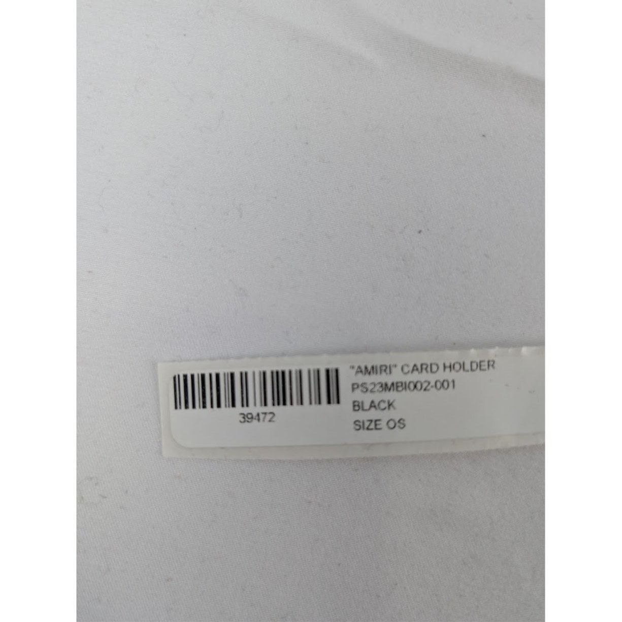 Amiri o1rshd1 Q:3 / Size: OS / "Amiri" Card Holder in Black Size ONE SIZE - 10 Thumbnail