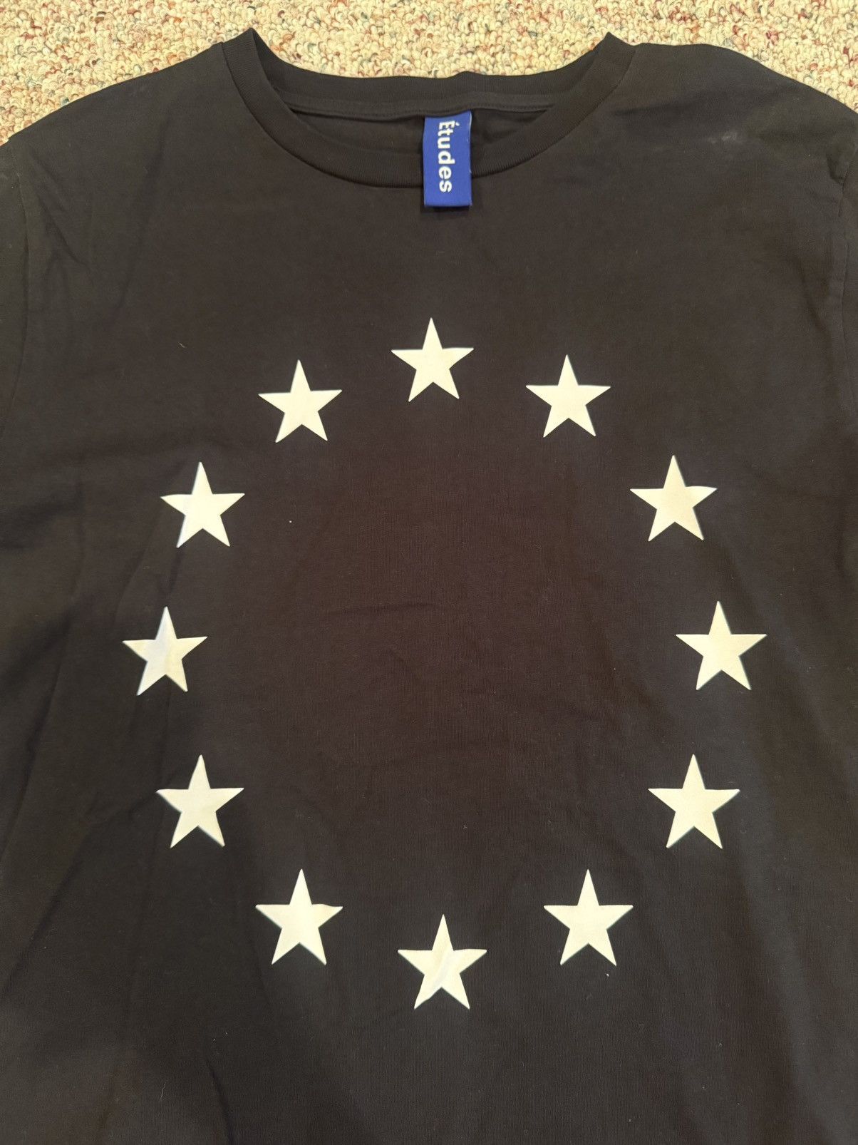 Etudes Etudes Black Europa Stars Tee Size US M / EU 48-50 / 2 - 2 Thumbnail