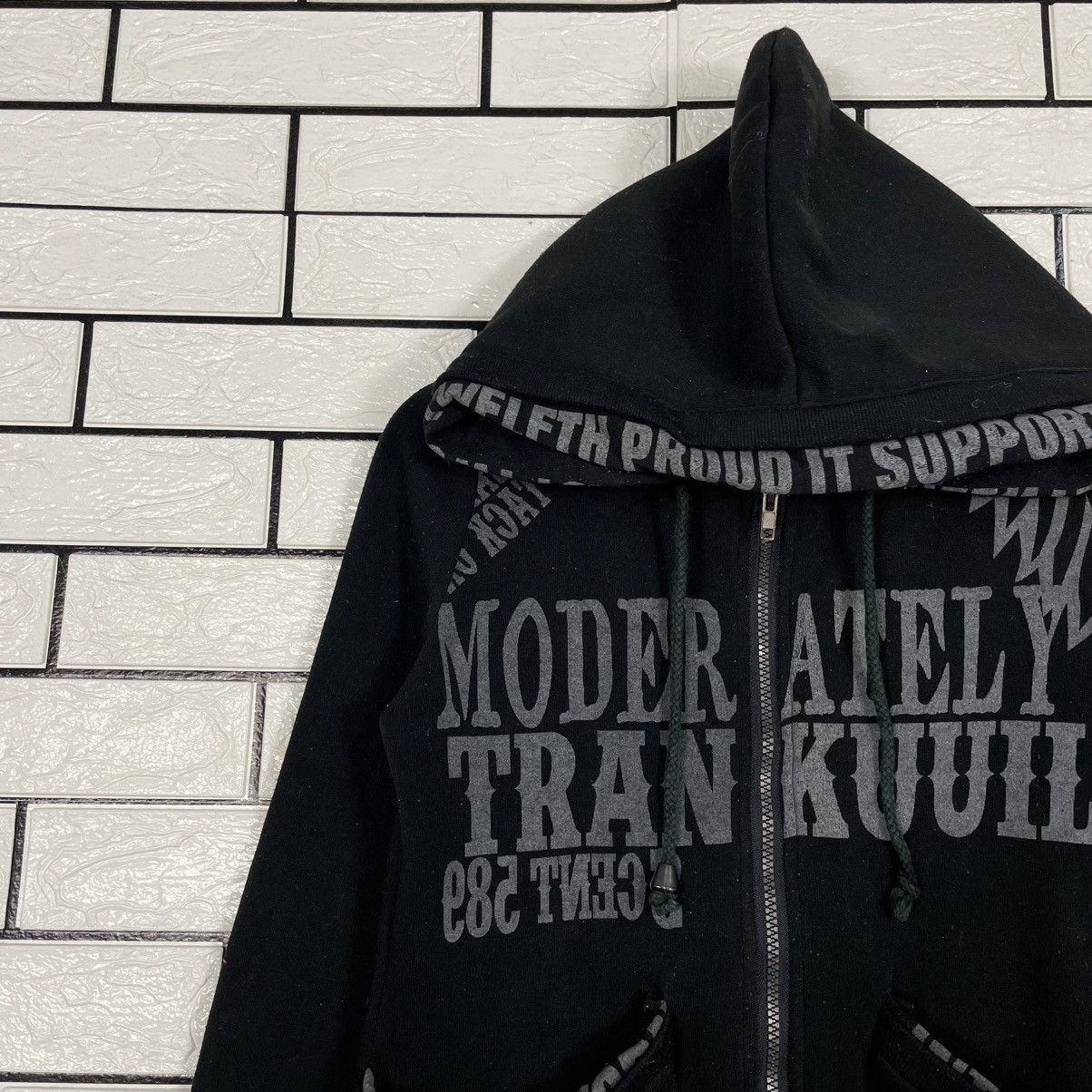 Japanese Brand Japanese Brand Chu XXX Moderately Thankuuil Hoodie Size S / US 4 / IT 40 - 6 Thumbnail