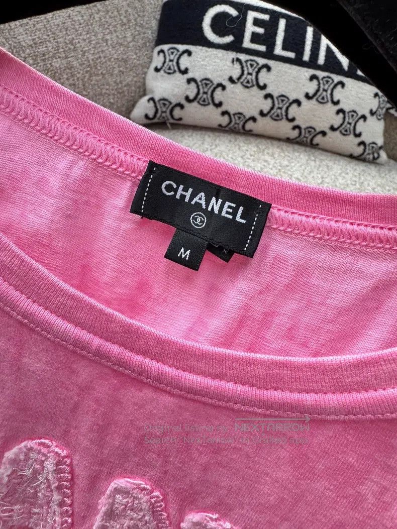 Chanel Chanel 23P Spring and Summer Preview Series Pink Letter Lo Size M / US 6-8 / IT 42-44 - 6 Thumbnail
