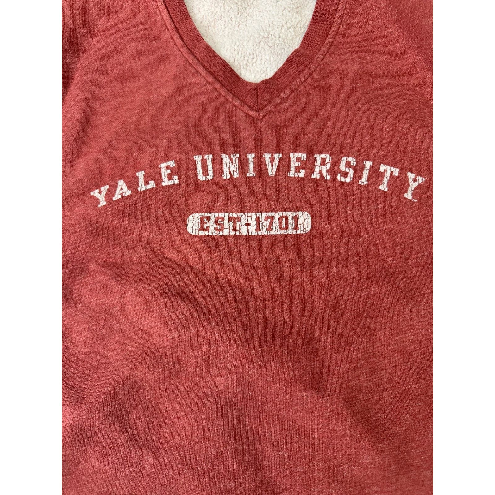 Gear for Sports Vintage Yale University Sweatshirt Women's Large Y2K Red Size US L / EU 52-54 / 3 - 3 Thumbnail