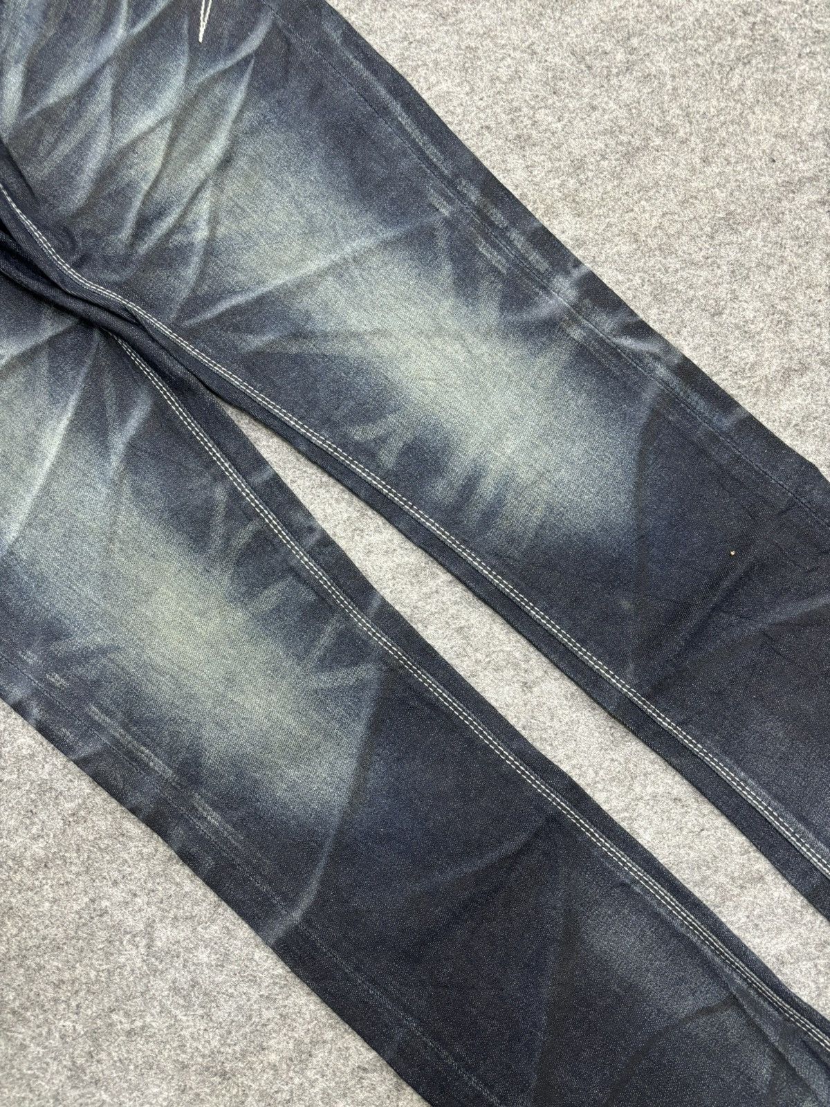 Seditionaries 💥Crazy Fades💥Archival Artisanal FUGA Skinny Fit Denim F570 Size US 31 - 11 Thumbnail