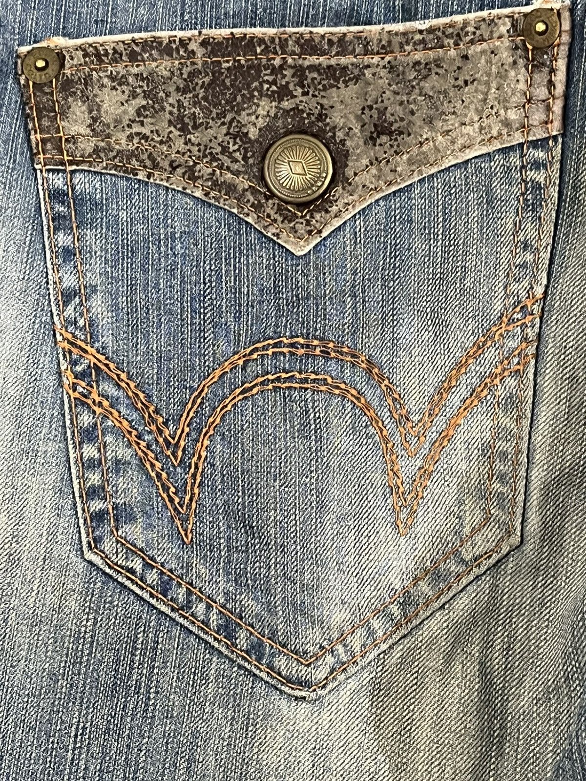Edition Japan Vintage Edwin 503 Blue Trip Distressed Denim Size US 32 / EU 48 - 9 Thumbnail