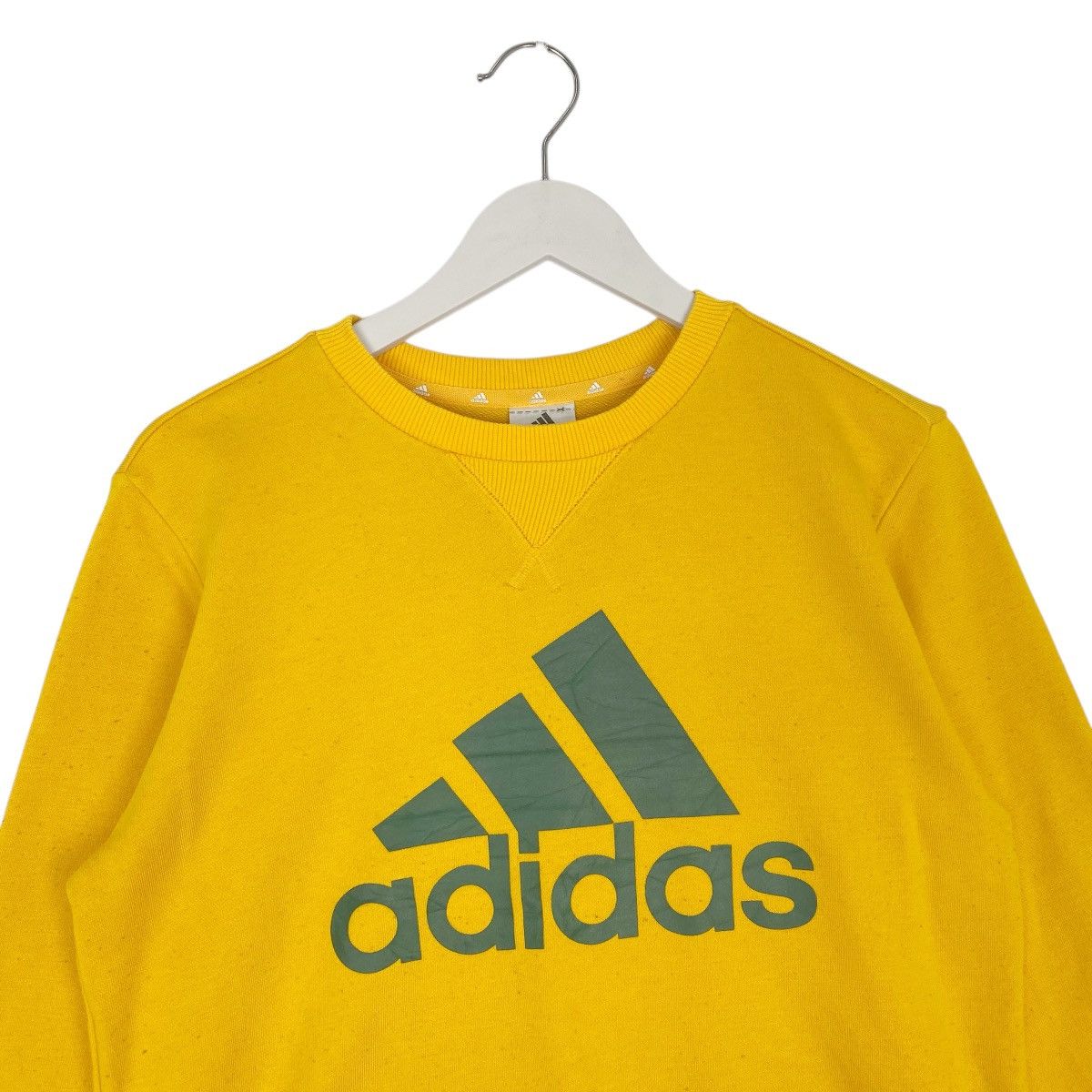 Other Vintage Adidas Crewneck Sweatshirt Yellow Pullover Size S Size US S / EU 44-46 / 1 - 4 Thumbnail