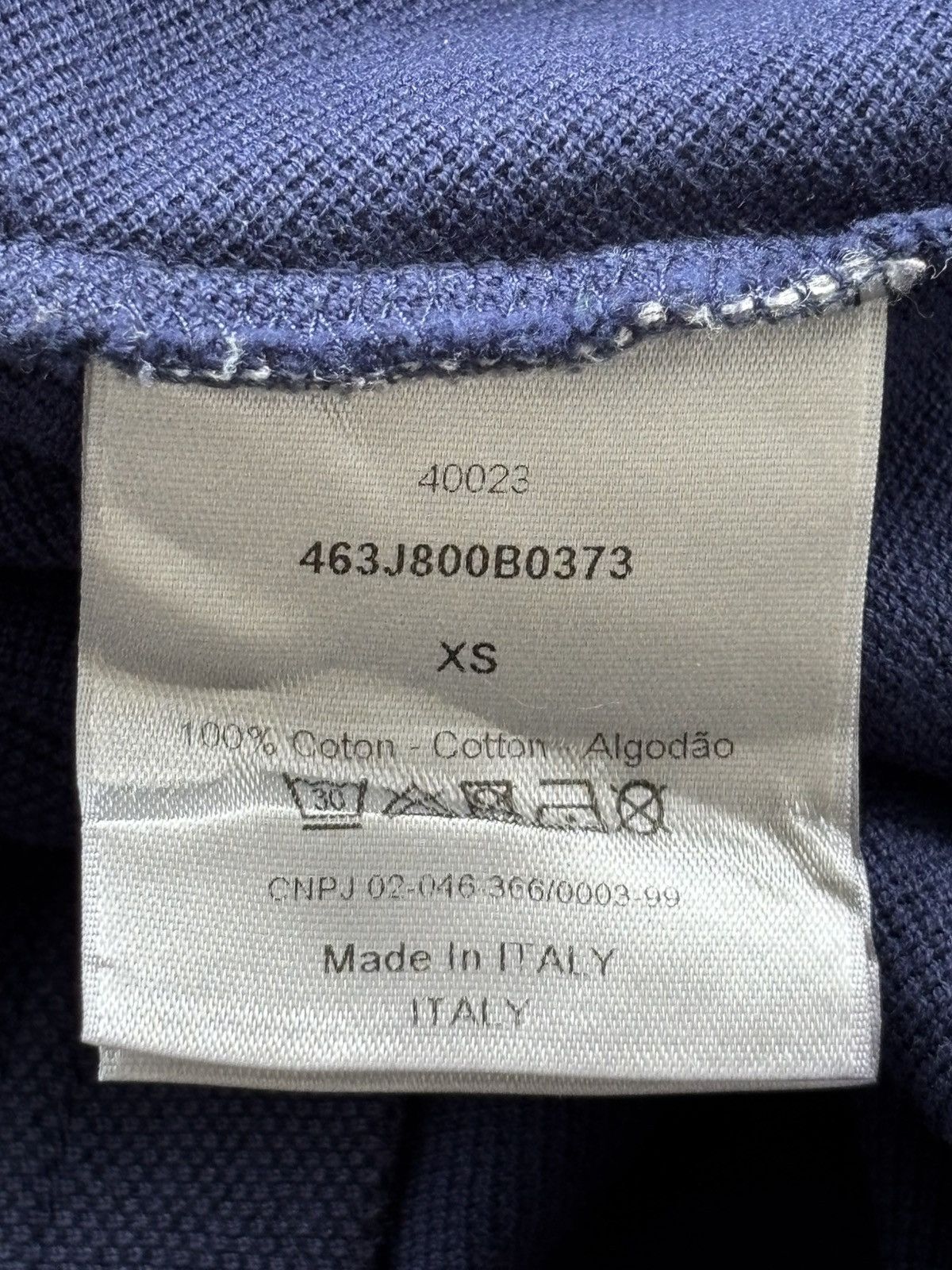 Dior Bee Logo Polo Shirt Size US XS / EU 42 / 0 - 7 Thumbnail