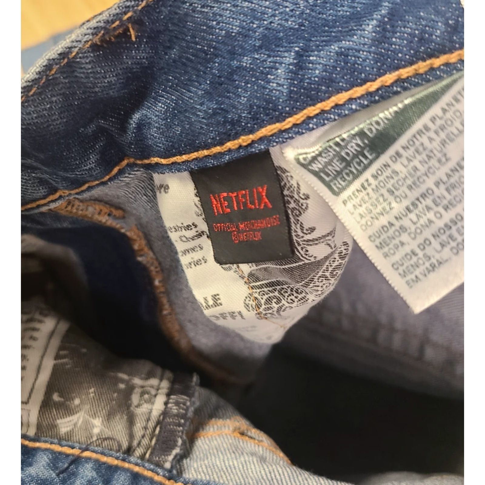 Levi's LEVI'S 505 Denim Jeans Stranger Things Straight Mens 31x32 Blue Regular Size US 31 - 5 Thumbnail