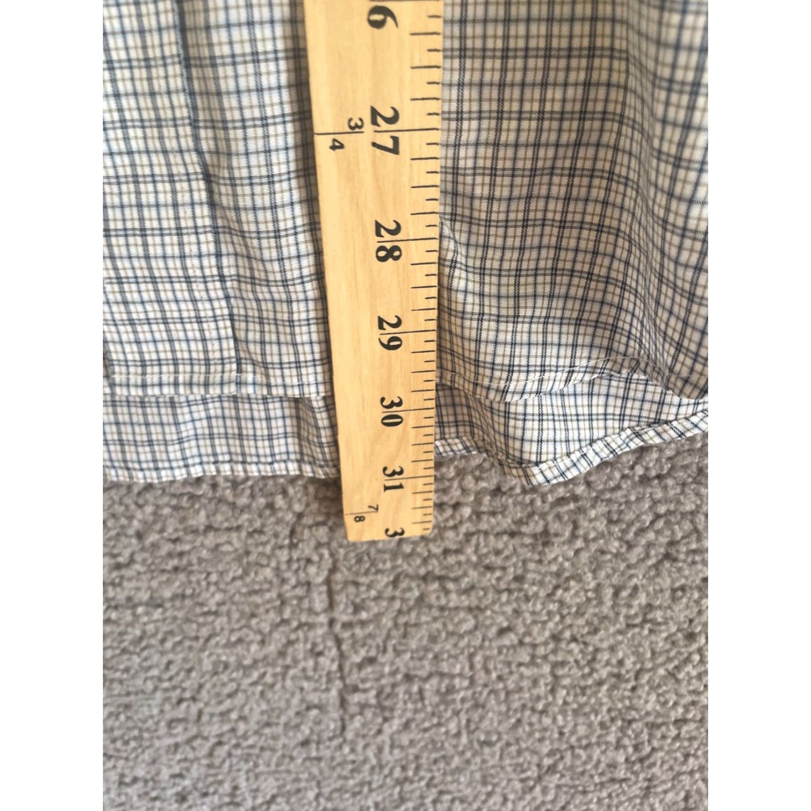 Roundtree & Yorke VINTAGE Roundtree & Yorke Classics Men Button Front Shirt Large Plaid Business Size US L / EU 52-54 / 3 - 4 Thumbnail