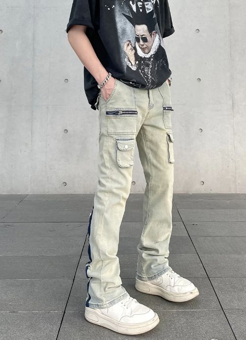 Japanese Brand × Jean Vintage Street Jeans For Men Size US 33 - 3 Thumbnail