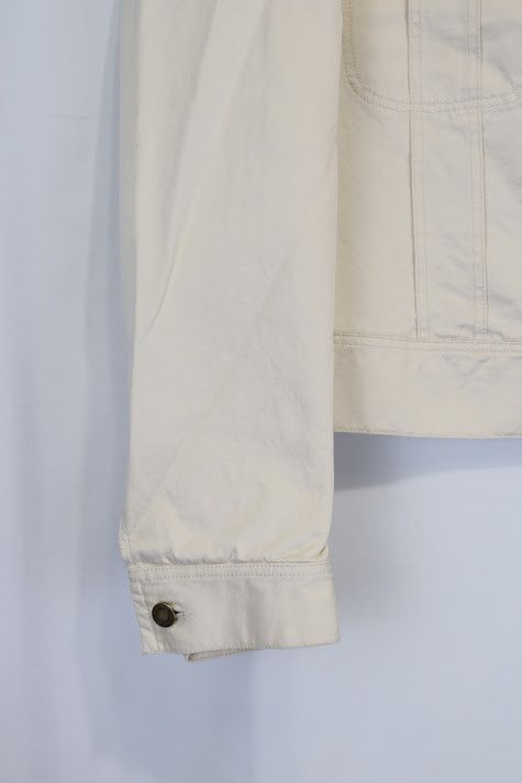 Tom Ford o1rshd1 Denim Jacket in Ivory Size US M / EU 48-50 / 2 - 4 Thumbnail