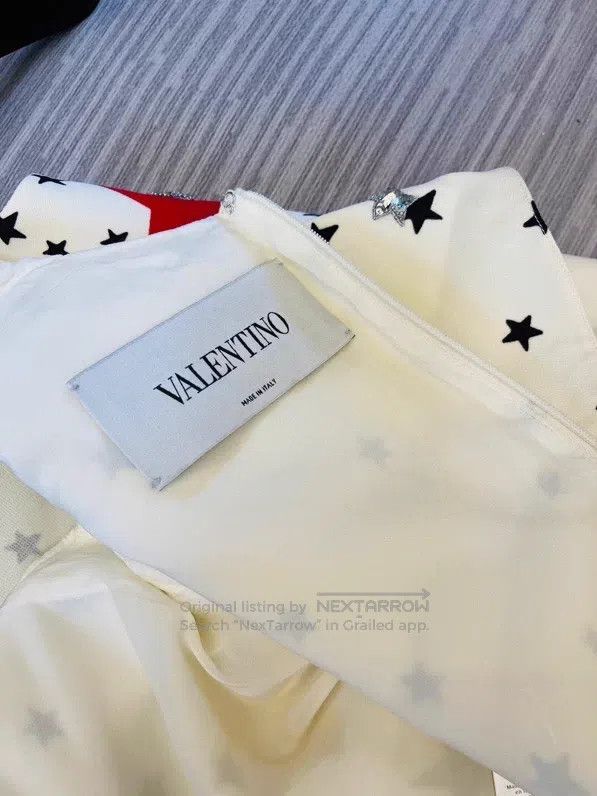 Valentino Valentino White dress embroidered with stars Size S / US 4 / IT 40 - 5 Thumbnail