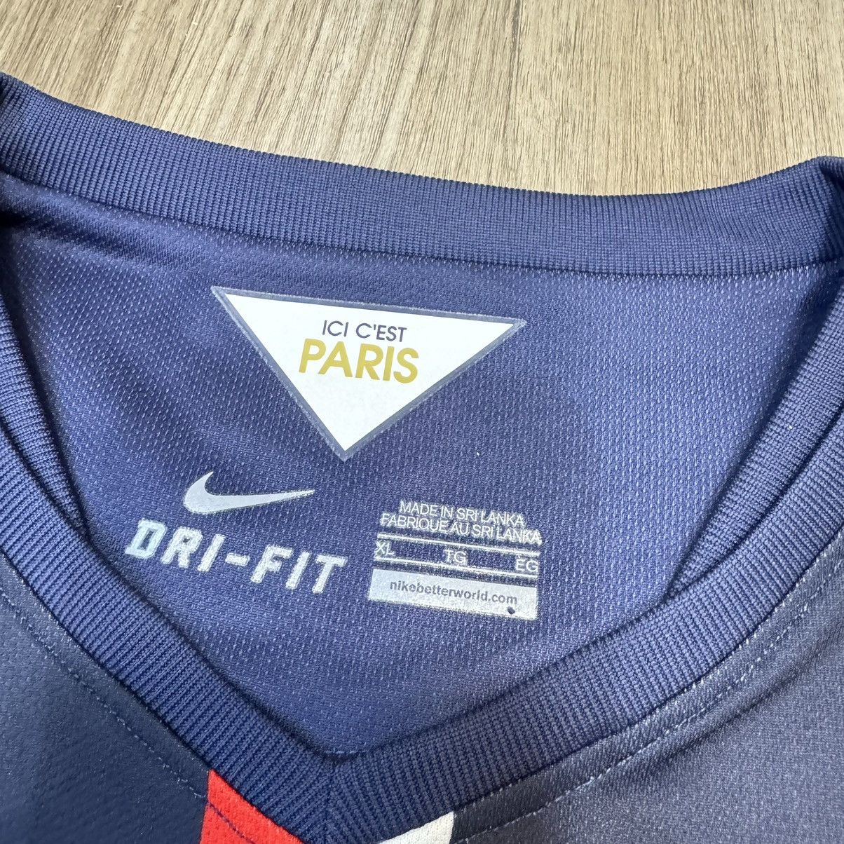 Nike PSG 14/15 home shirt #10 Ibrahimovic Size US XL / EU 56 / 4 - 7 Thumbnail